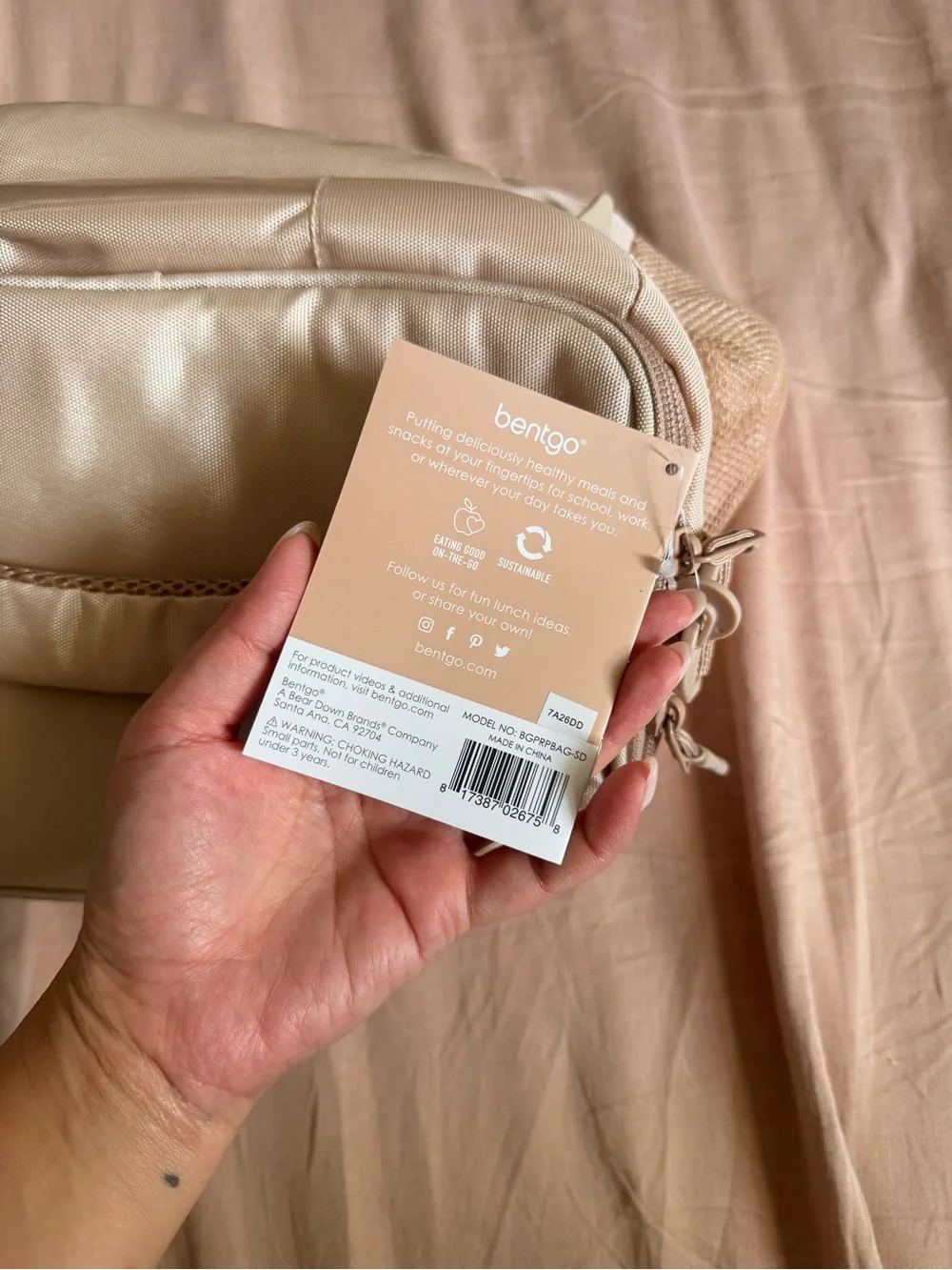 Bentgo deluxe Lunch Bag multimeal - Blush Beige Sand